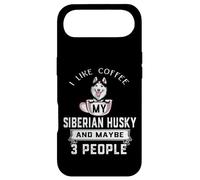 Carcasa para iPhone Air I Like Coffee My Husky Dog Maybe 3 People Funny Dogs Lover