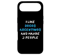 Carcasa para iPhone Air I Like Dogos Argentinos and Maybe 3 People Dogo Argentino