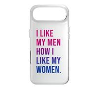 Carcasa para iPhone Air I Like My Men How I Like My Women Bisexual Pride Bi Pride