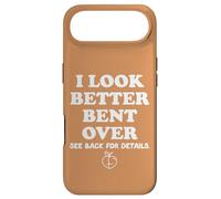 Carcasa para iPhone Air I Look Better Bent Over Book See Back for Details Peach Butt