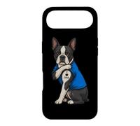 Carcasa para iPhone Air I Love Dad Tattoed Dog Daddy Boston Terrier Dueño Amante de los Perros