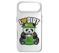 Carcasa para iPhone Air I Love Dirt Herramientas de jardín Jardinería Lindo Oso Panda Jardinero