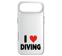 Carcasa para iPhone Air I Love Diving - Heart Diver Deep Cave Rescate en Aguas Abiertas