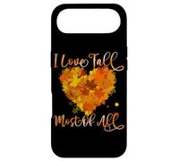 Carcasa para iPhone Air I Love Fall Most of All Leaf Heart Autumn Leaves