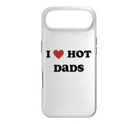 Carcasa para iPhone Air I Love Hot Dads Funny Red Heart Hot Dad Lover Family Padre