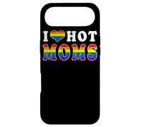 Carcasa para iPhone Air I Love Hot Moms LGBT Pride Flag Heart Funny Mom
