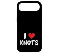 Carcasa para iPhone Air I Love Knots - Corazón - Nudo Atando Barco Barco Yate Marinero