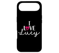 Carcasa para iPhone Air I Love Lucy A Love - Nombre de Perro con diseño de corazón