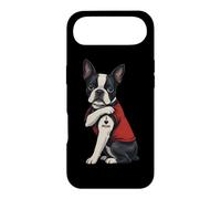 Carcasa para iPhone Air I Love Mom Tattoed Dog Mama Boston Terrier Dueño Amante de los Perros