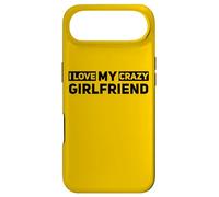 Carcasa para iPhone Air I Love My Crazy Novia Pareja Significativo Otro Divertido