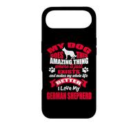 Carcasa para iPhone Air I Love My German Shepherd Dog Funny Puppy Dogs Lovers