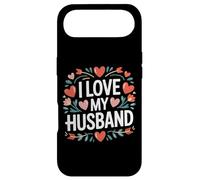 Carcasa para iPhone Air I Love My Husband - Corazón, diseño de Flores