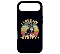 Carcasa para iPhone Air I Love My Staffy Dog Black Staffordshire Bull Terrier Dueño