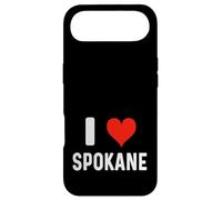 Carcasa para iPhone Air I Love Spokane Washington - Corazón - Recuerdo de Vacaciones de Viaje