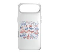 Carcasa para iPhone Air I Love The Taste of Freedom Vintage American Foods Gráfico