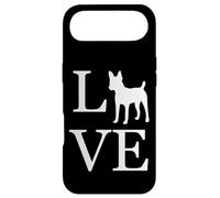 Carcasa para iPhone Air I Love Toy Fox Terrier Dog Lover White Graphic Dueño de Mascota