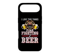 Carcasa para iPhone Air I Love Two Things Firefighting Beer Firefighter Fireman