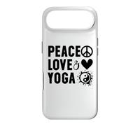 Carcasa para iPhone Air I Love Yoga Instructor Women Peace Love and Yoga with Saying