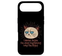 Carcasa para iPhone Air I Never Argue Im Just Explaining Im Right, Divertido sarcástico