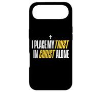 Carcasa para iPhone Air I Place My Trust In Christ Alone Christian Men Women Faith