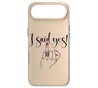 Carcasa para iPhone Air I Said Yes! New Bride Bachelorette Party Wedding Honeymoon