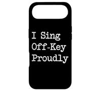 Carcasa para iPhone Air I Sing Off-Key Orgullosamente Citas Músicas Divertidas