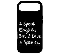 Carcasa para iPhone Air I Speak English But I Love In Spanish Funny Bilingual