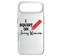 Carcasa para iPhone Air I Squirt on Juicy Wieners Women Funny Hot Dog Juicy Wiener