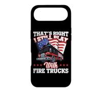 Carcasa para iPhone Air I Still Play with Fire Trucks American Flag Firefighter