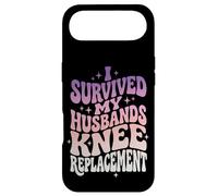 Carcasa para iPhone Air I Survived My Husbands Knee Replacement Cirugia Articular
