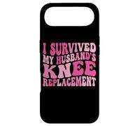 Carcasa para iPhone Air I Survived My Husbands Knee Replacement Cirugia Articular