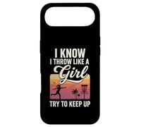 Carcasa para iPhone Air I Throw Like A Girl Disc Golf Try To Keep Up