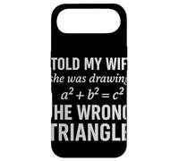 Carcasa para iPhone Air I Told My Wife She Was Drawing a2 b2 c2 Wrong Triangle Broma