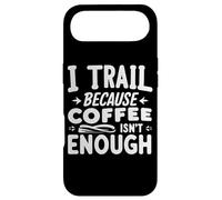 Carcasa para iPhone Air I Trail Because Coffee Is Not Enough Funny Running Quotes