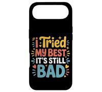Carcasa para iPhone Air I Tried My Best It's Still Bad Effort Puns Quotes Joke |-