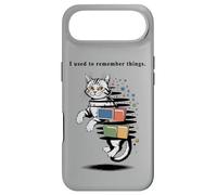 Carcasa para iPhone Air I Used to Remember Things... Funny PC Inept Cat Retro