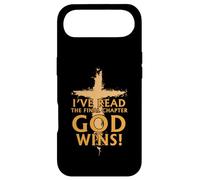 Carcasa para iPhone Air I’ve Read The Final Chapter God Wins Christian Faih Cross