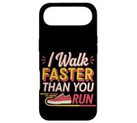 Carcasa para iPhone Air I Walk Faster Than You Run Motivation Marathon Joke -