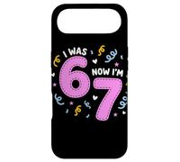 Carcasa para iPhone Air I Was 6 Now I'm 7 Funny 7th Birthday Girl Party