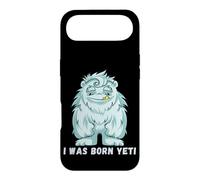 Carcasa para iPhone Air I Was Born Yeti Ready Funny Abominable Snowman Cita Lema
