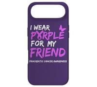 Carcasa para iPhone Air I Wear Purple for my Friend Pancreatic Cancer Awareness