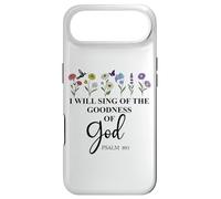 Carcasa para iPhone Air I Will Sing of The Goodness of God Psalm 89:1 Christian Bird