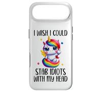 Carcasa para iPhone Air I Wish I Was a Unicorn So I Could Stab Idiots with My Head