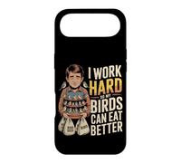 Carcasa para iPhone Air I Work Hard So My Birds Can Eat Better Humor Pájaros