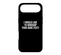 Carcasa para iPhone Air I Would Like To Worship Your Bare Feet Funny Dicho