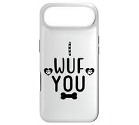 Carcasa para iPhone Air I Wuf You Dog Lover Cute Dog Paw Print Dog Mom Dad Dogs Mum