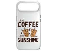 Carcasa para iPhone Air Iced Coffee & Sunshine Every Day All Day Funny Summer