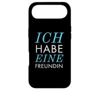 Carcasa para iPhone Air Ich Habe eine Freundin Vergeben Spruch Statement Typografie
