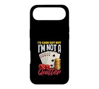 Carcasa para iPhone Air ID Cash out No Un Quitter Poker Dice Cards Casino