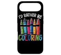 Carcasa para iPhone Air I'D Rather Be Coloring Funny Adult Coloring For Women Saying